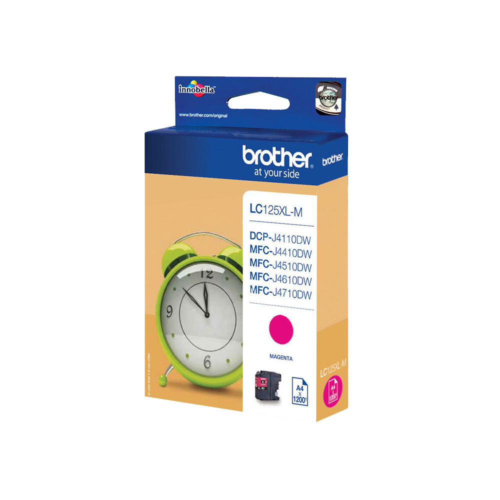 Brother Cartridge LC125XL Magenta J4510DW, 1200 pages/5%