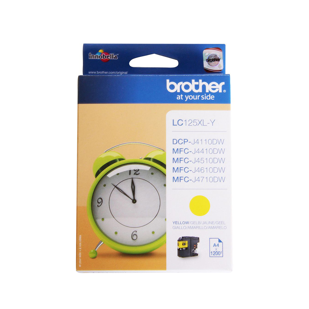 Brother Cartridge LC125XL Yellow J4510DW, 1200 pages/5%