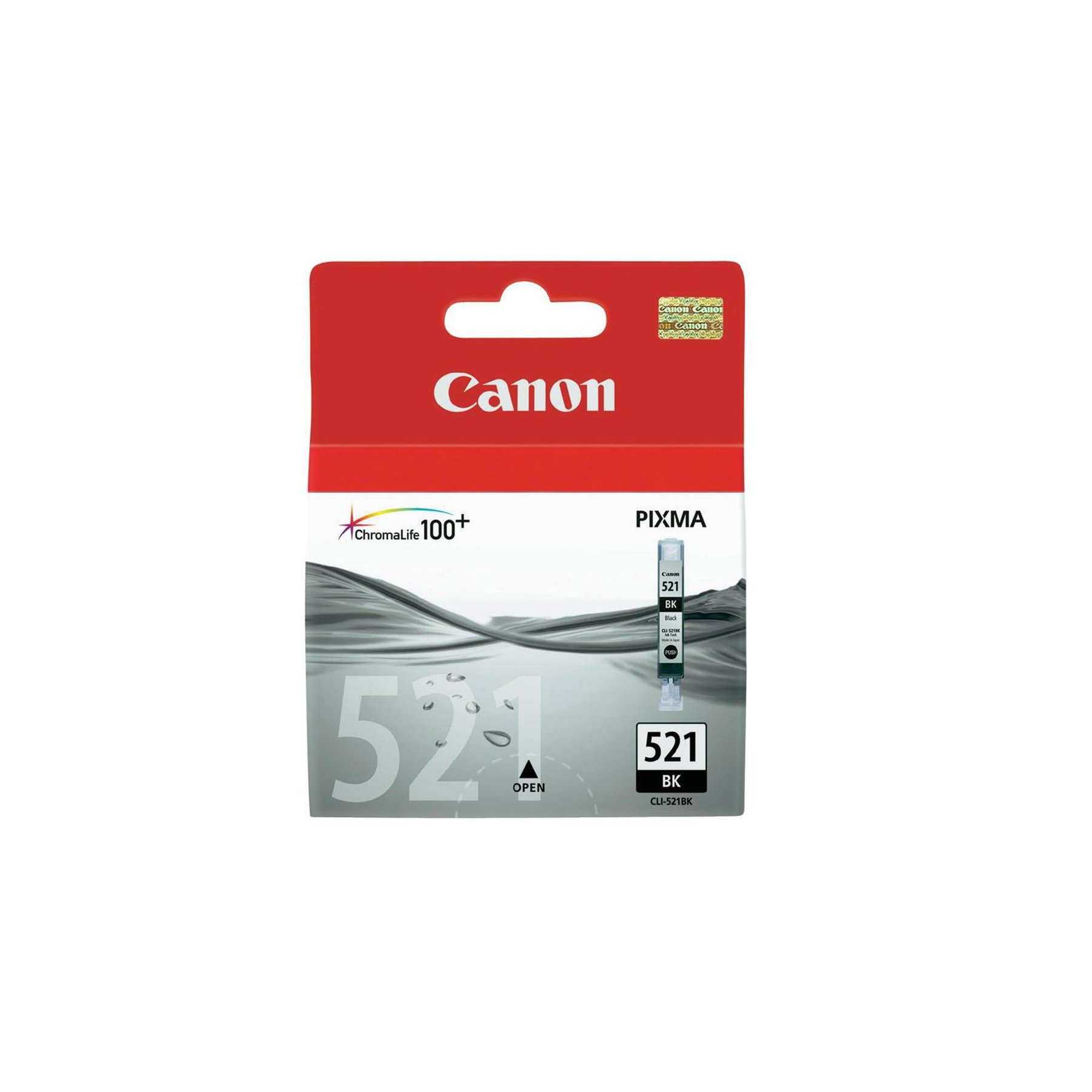 Original cartridge Canon CLI-521, 3,425 pages/5%, Black