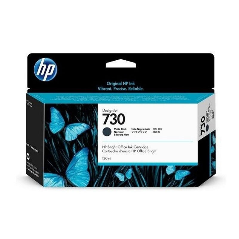 HP Cartridge P2V65A, No730, 130 ml, Matte Black