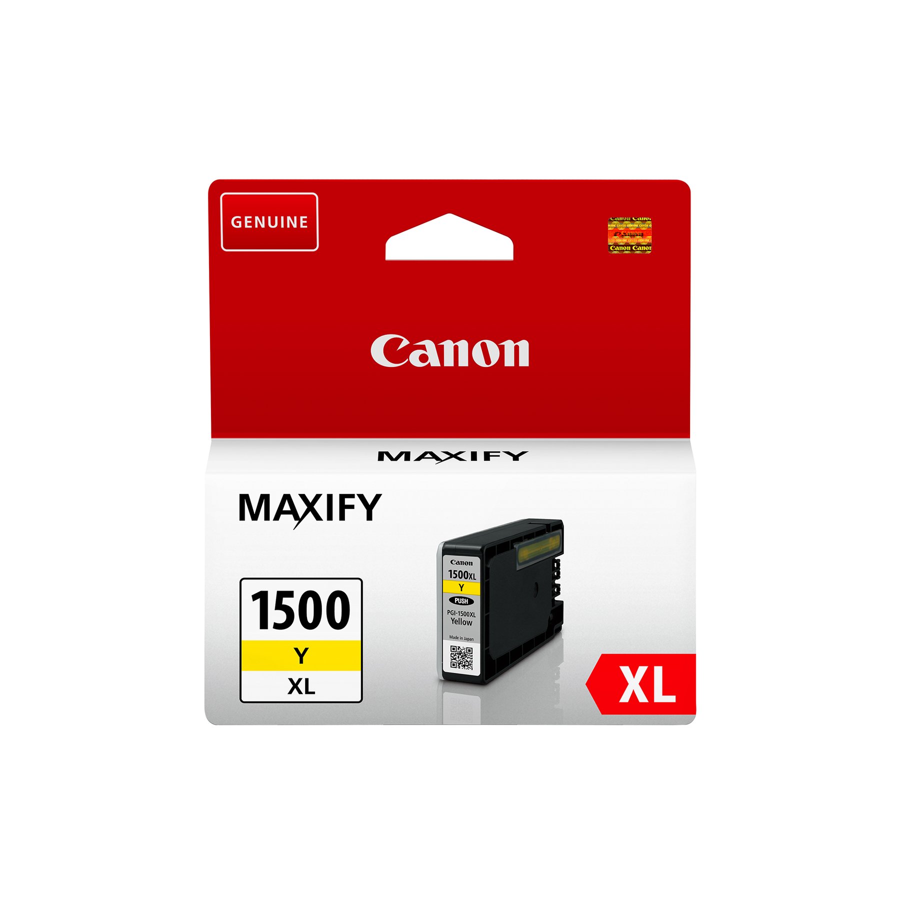 Canon Cartridge PGI-1500XL, 935 pages/5%, Yellow
