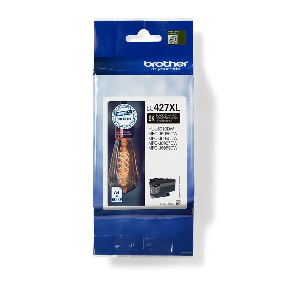 Brother Cartridge LC427XLBK, 6000 pages/5%, Black