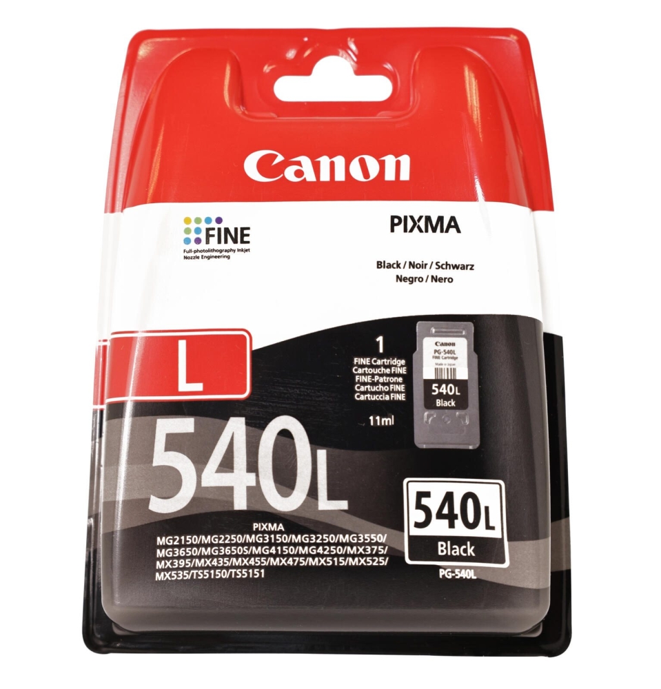 Canon Cartridge PGI-540L, 300 pages/5%, Black