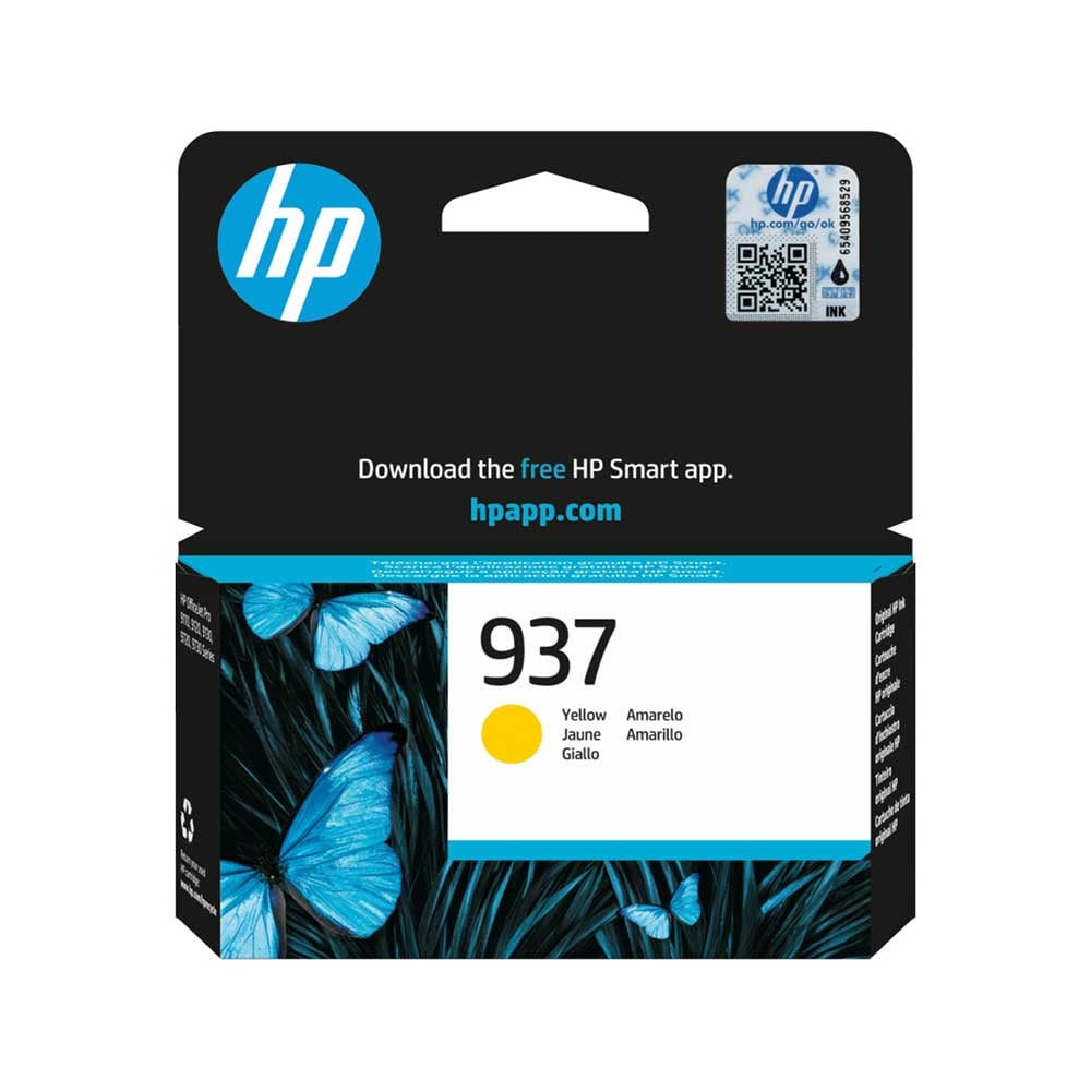 HP Cartridge 4S6W4NE, No. 937, 800 pages/5%, Yellow