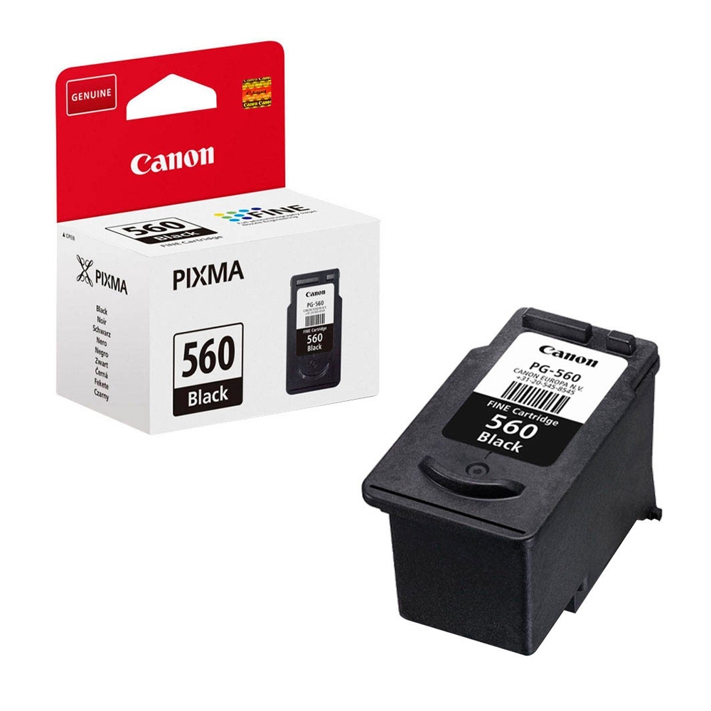 Original Canon Cartridge PG-560, 7.5 ml, 180 pages/5%, Black