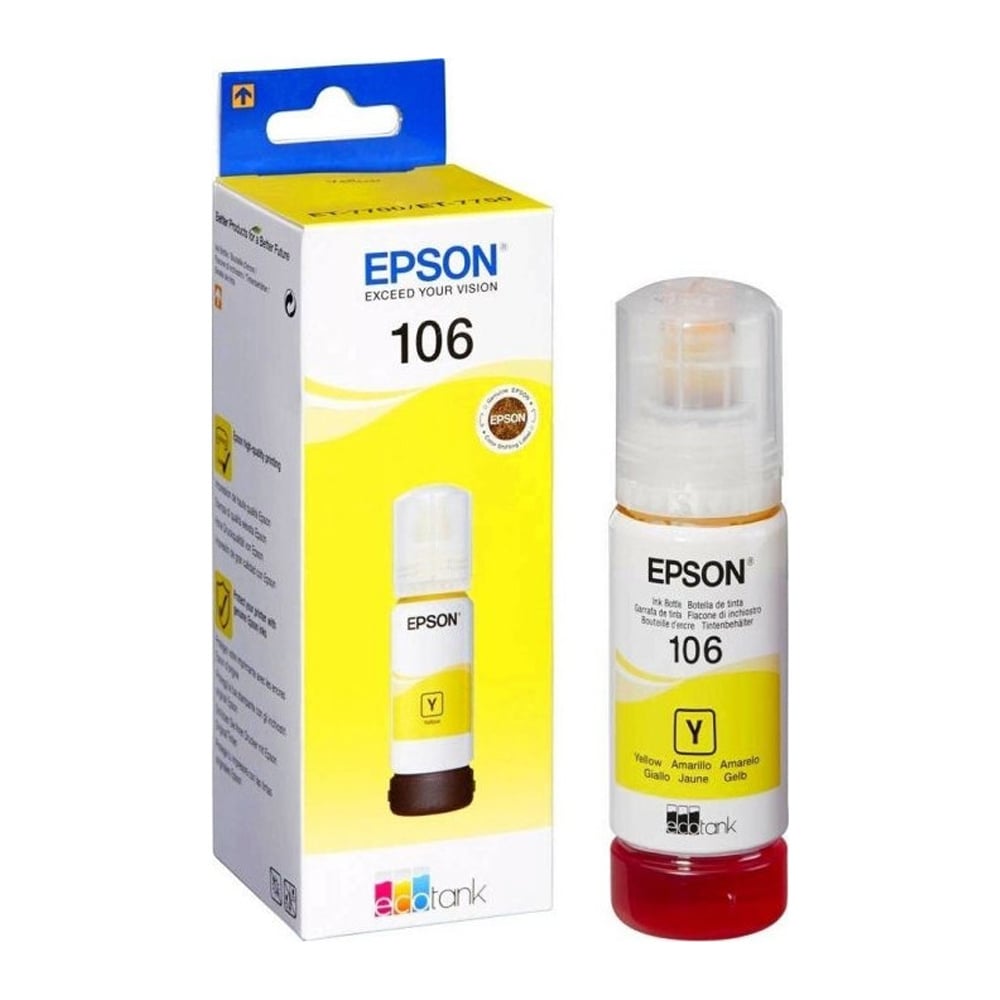 Epson Ink 106 EcoTank, Yellow