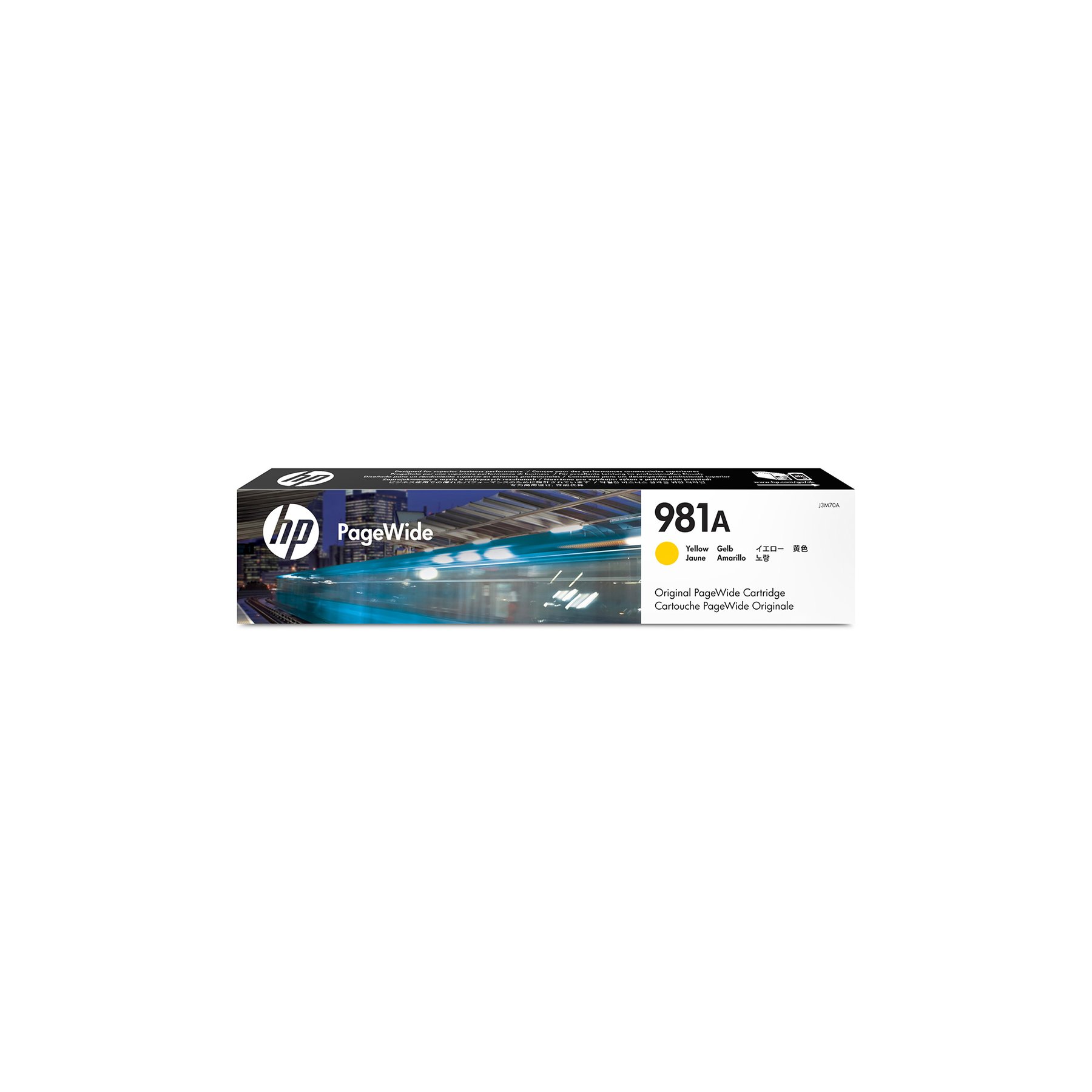 HP Cartridge 981A, J3M70A, 6000 pages, Yellow