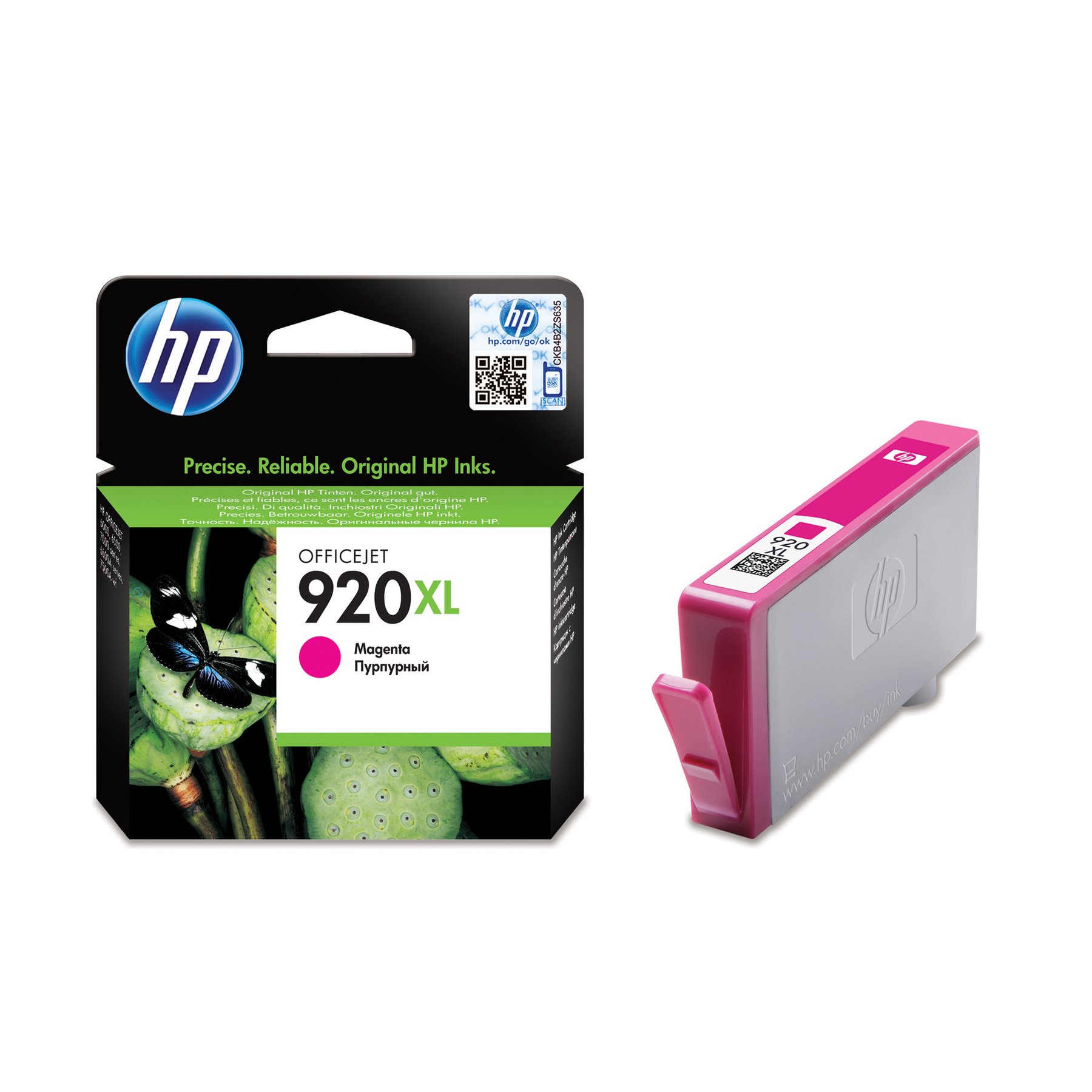 HP Cartridge CD973AE, NO920XL, Magenta