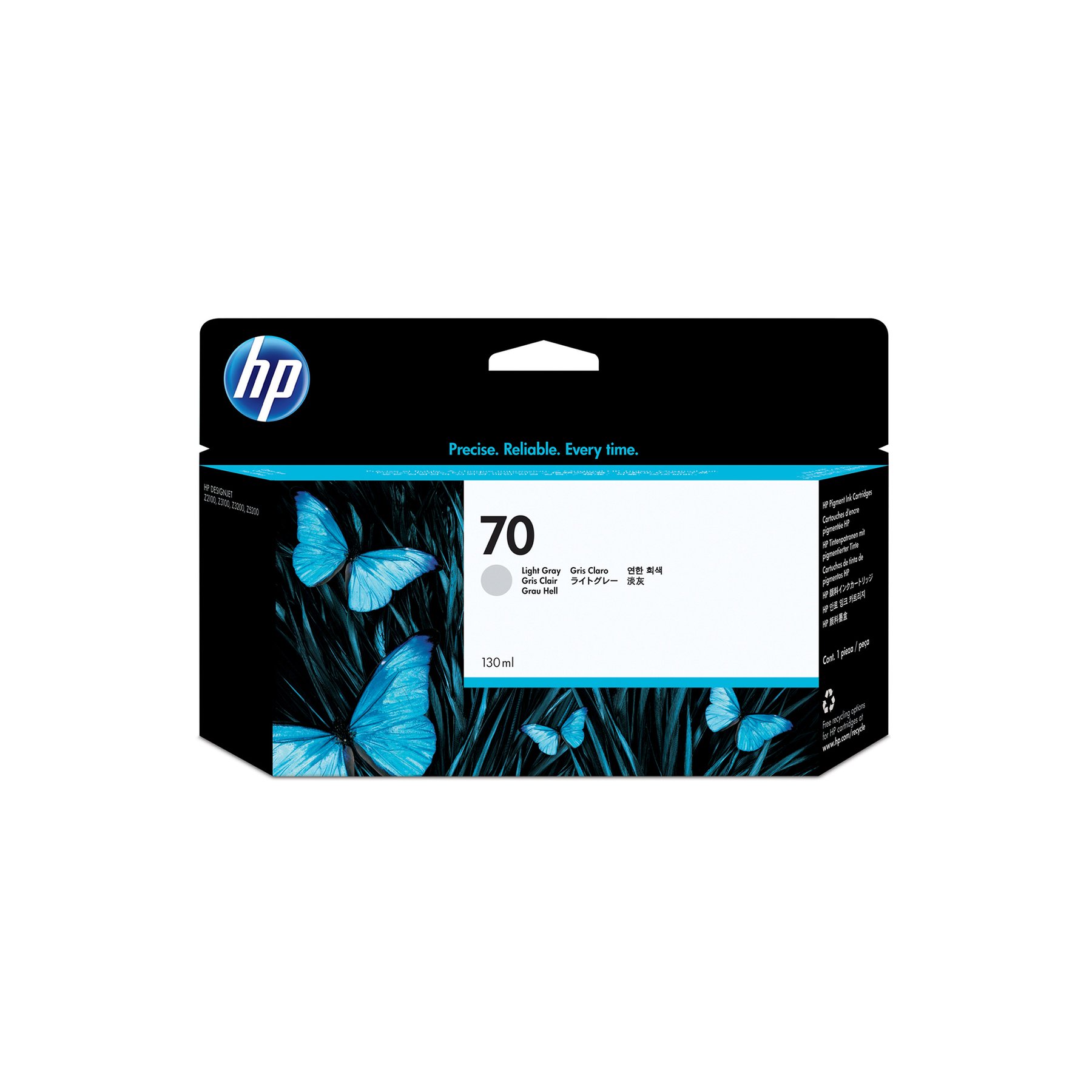 HP Cartridge C9451A, 130 ml, NO70, Light Grey