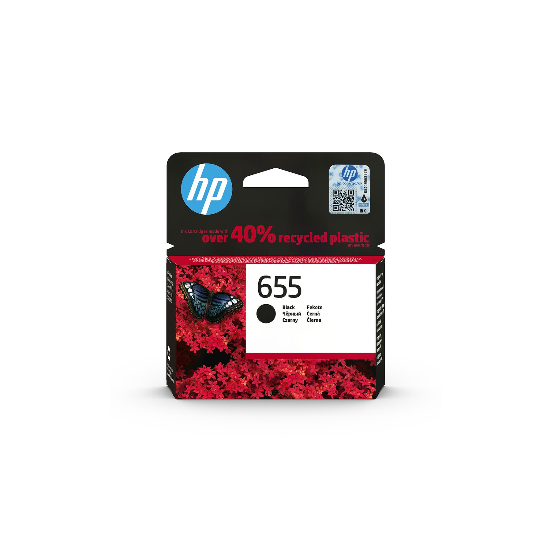 HP Cartridge CZ109AE, NO655, Black