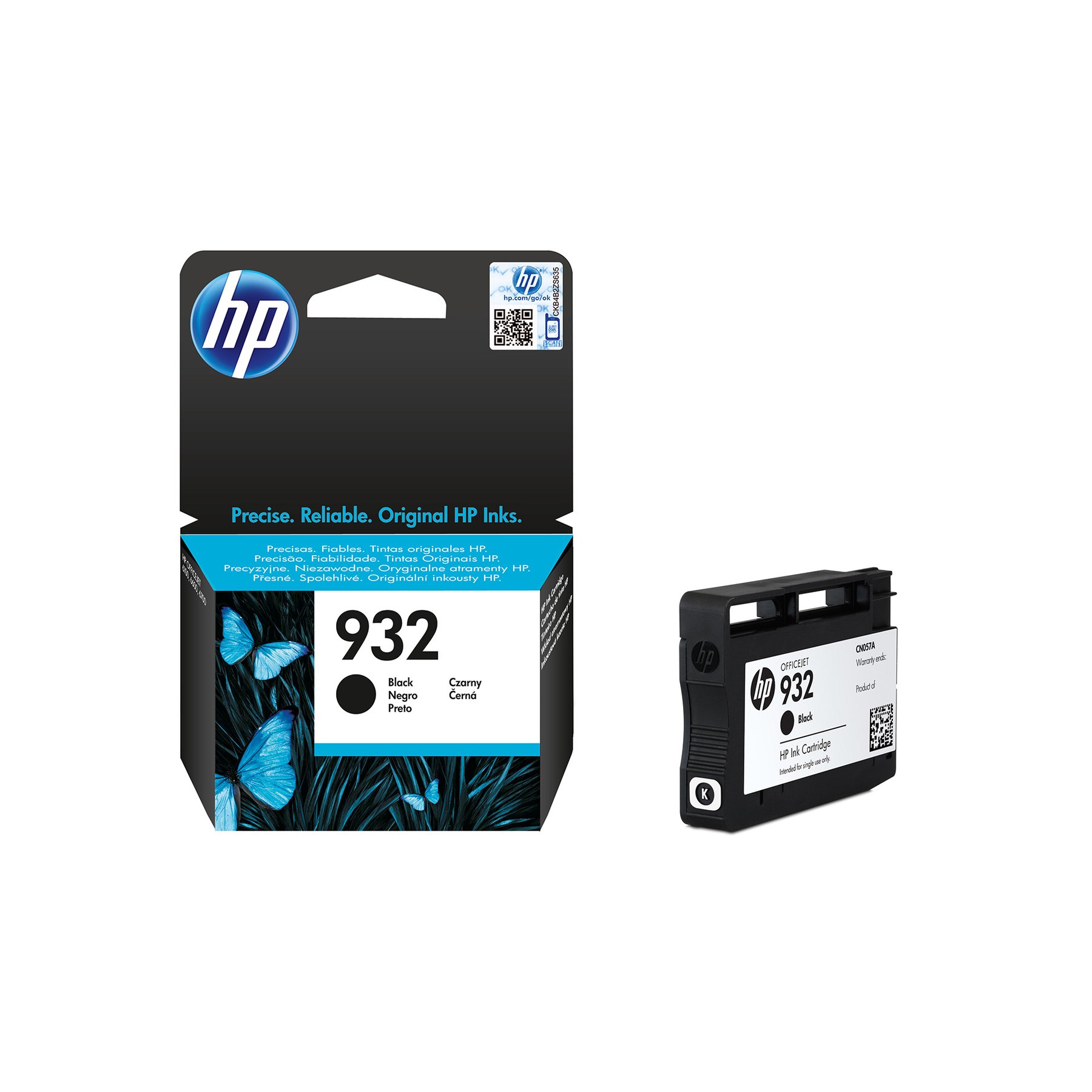 HP Cartridge CN057AE 932, 400 pages/5%, Black
