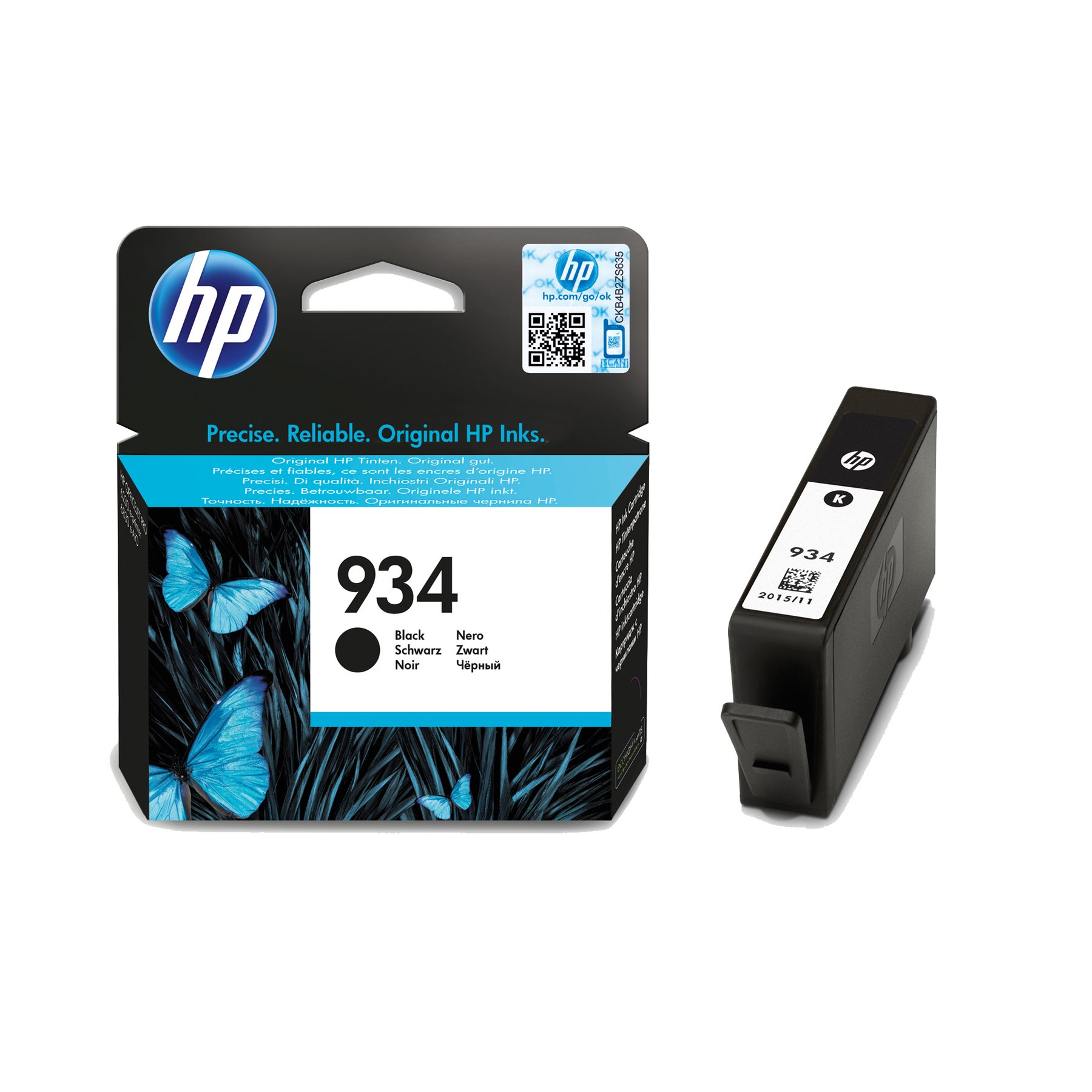 HP Cartridge C2P19AE, Nо 934, for 400 pages, Black