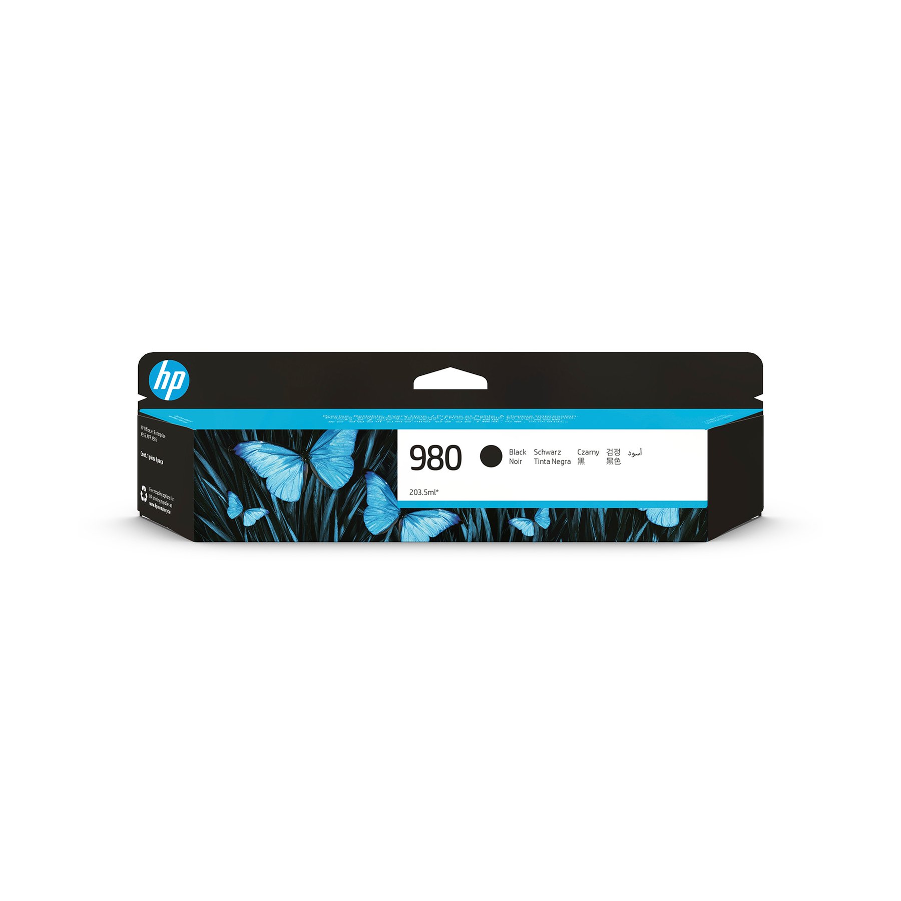 HP Cartridge D8J10A, No 980, for 1000 pages, Black