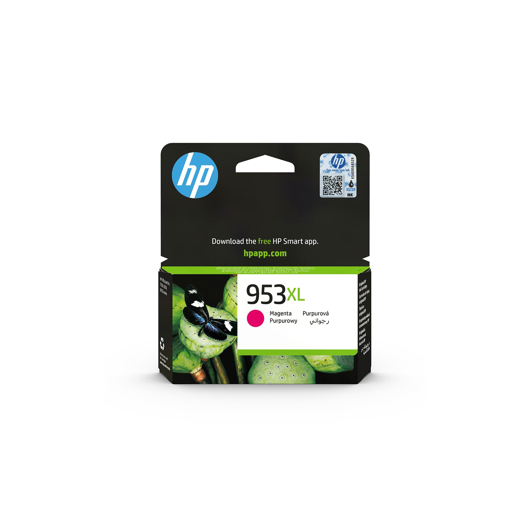 HP Cartridge F6U17AE, 953XL, 1600 pages/5%, Magenta
