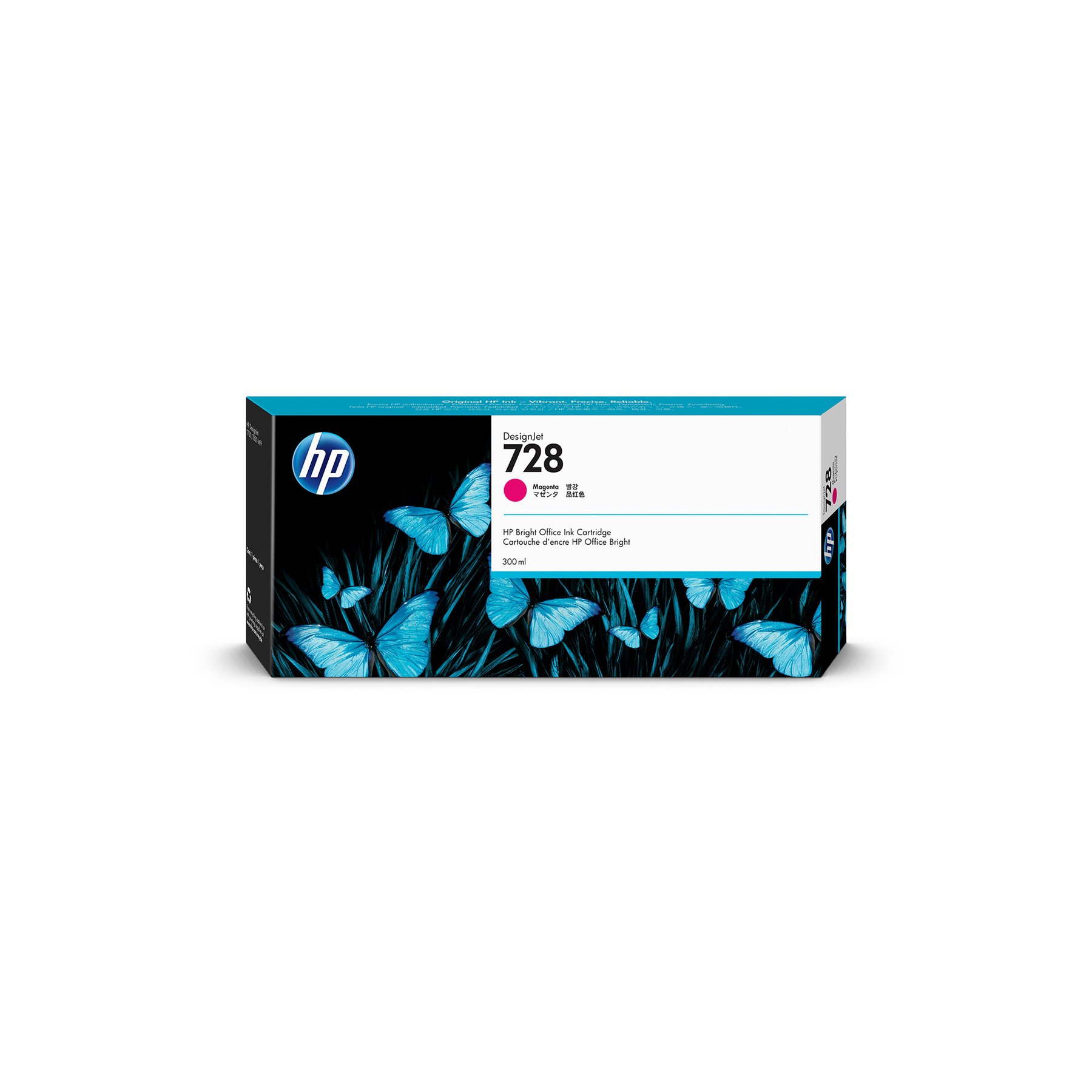 HP Cartridge No.728, F9K16A, T730/830, 300 ml, Magenta