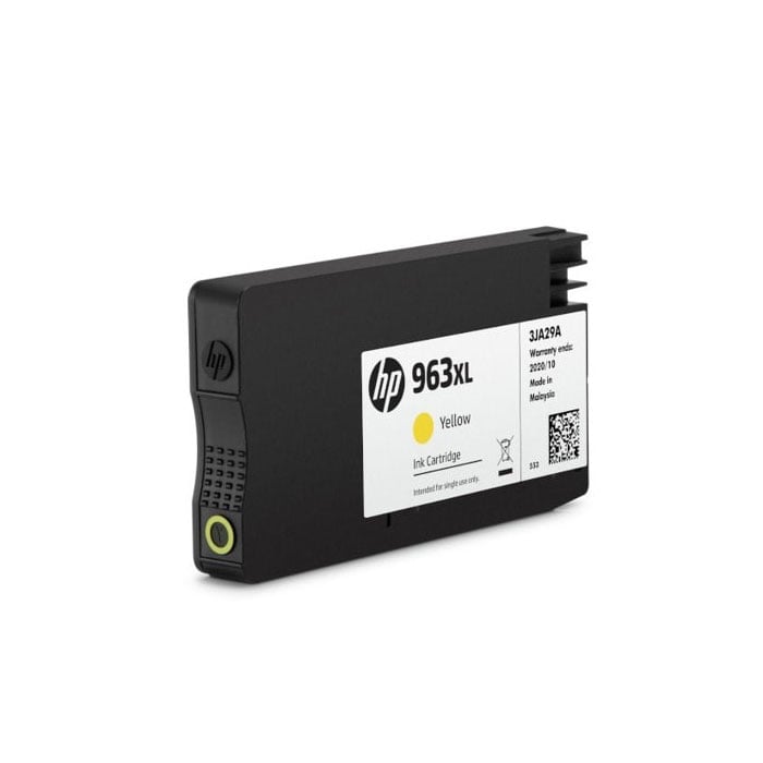 HP Cartridge 3JA29AE, 963XL, 1,600 pages/5%, Yellow
