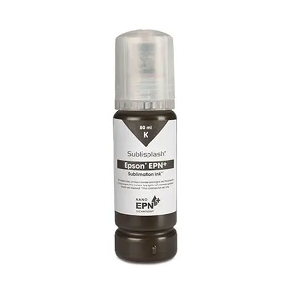 INK SUBLISPLASH EPN+ ECOTANK BLACK 80ML STR/5%
