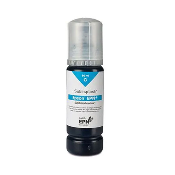 INK SUBLISPLASH EPN+ ECOTANK CYAN 80ML STR/5%