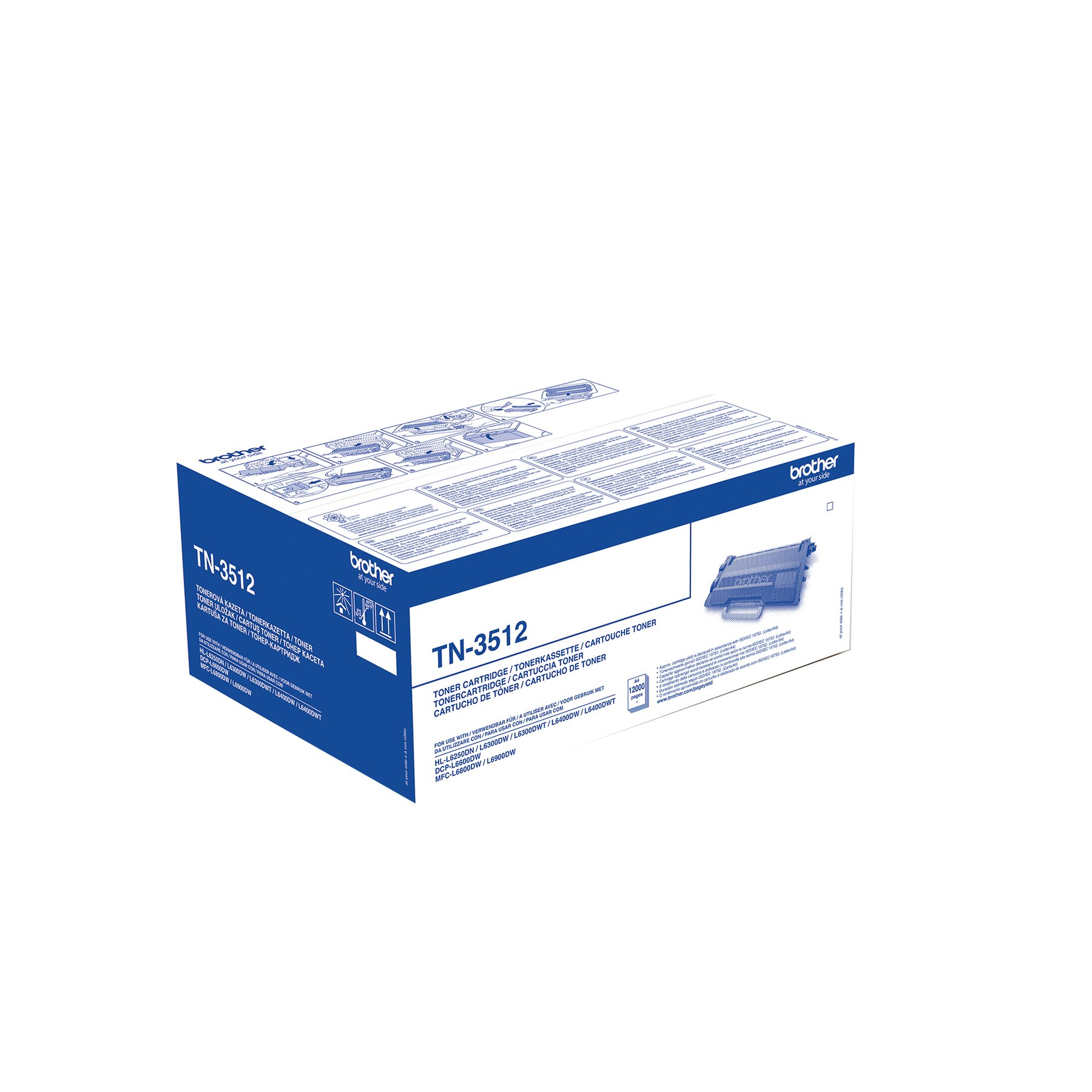 Brother Toner TN-3512, 12000 pages, Black