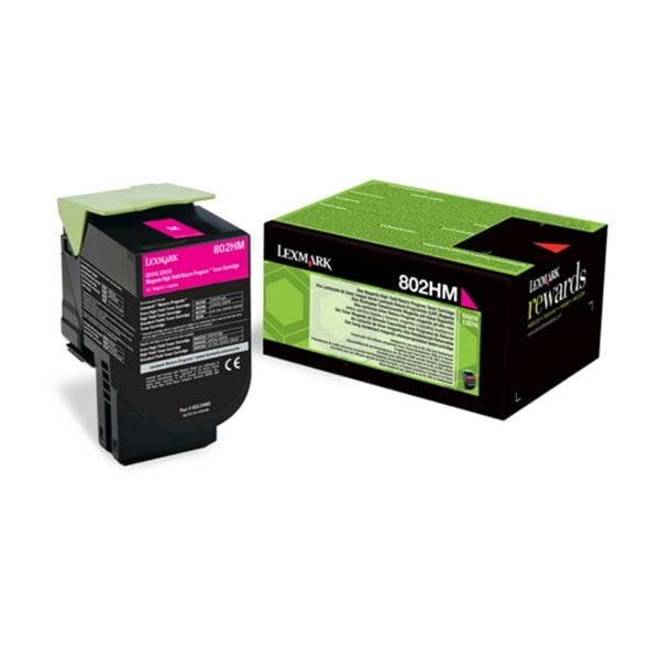 Lexmark Toner 80C2HME, 3000 pages/5%, Magenta