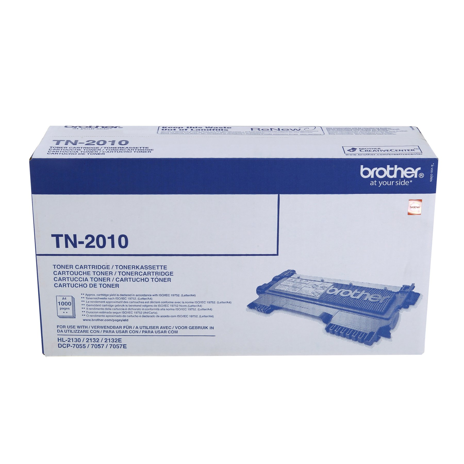 Brother Toner TN2010, DCP-7055, 1000 pages/5%, Black
