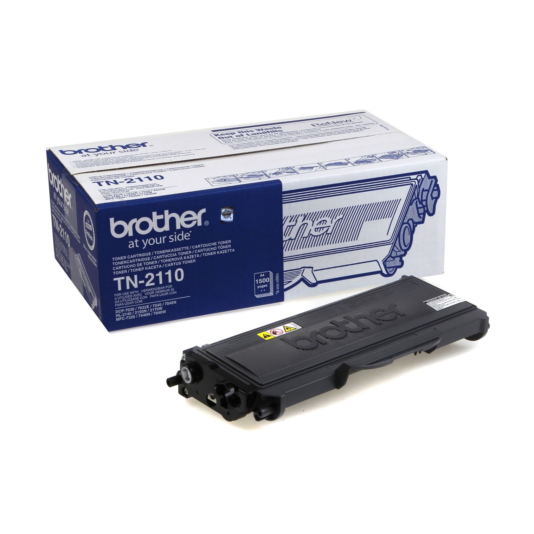 Brother Toner TN2110, DPC-7030, 1500 pages/5%, Black