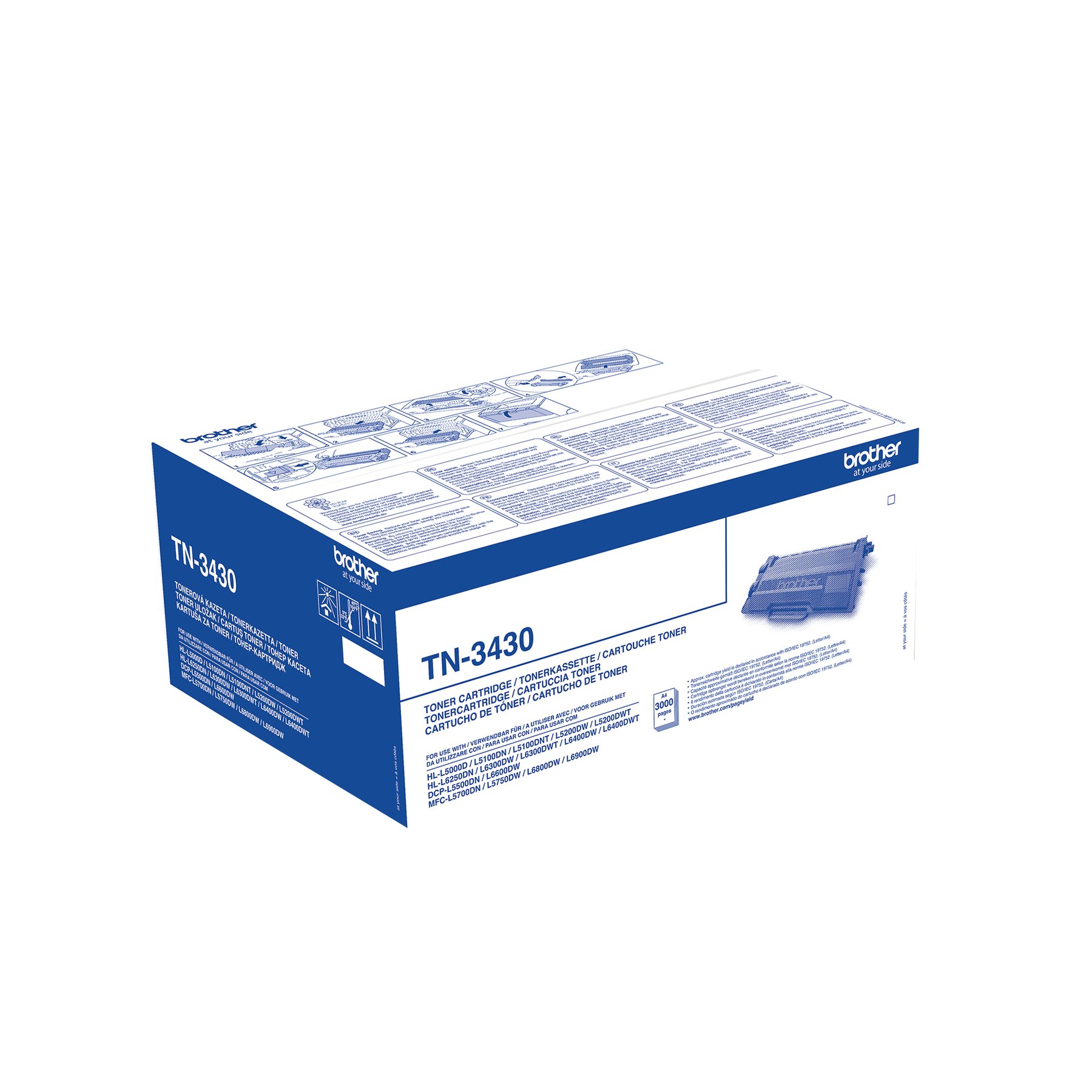 Brother Toner TN3430, 3000 pages/5%, Black