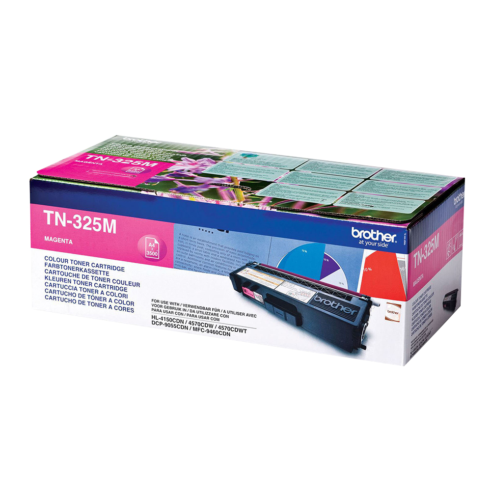Brother Toner TN-325, HL-4140/4570, 3500 Pages/5%, Magenta