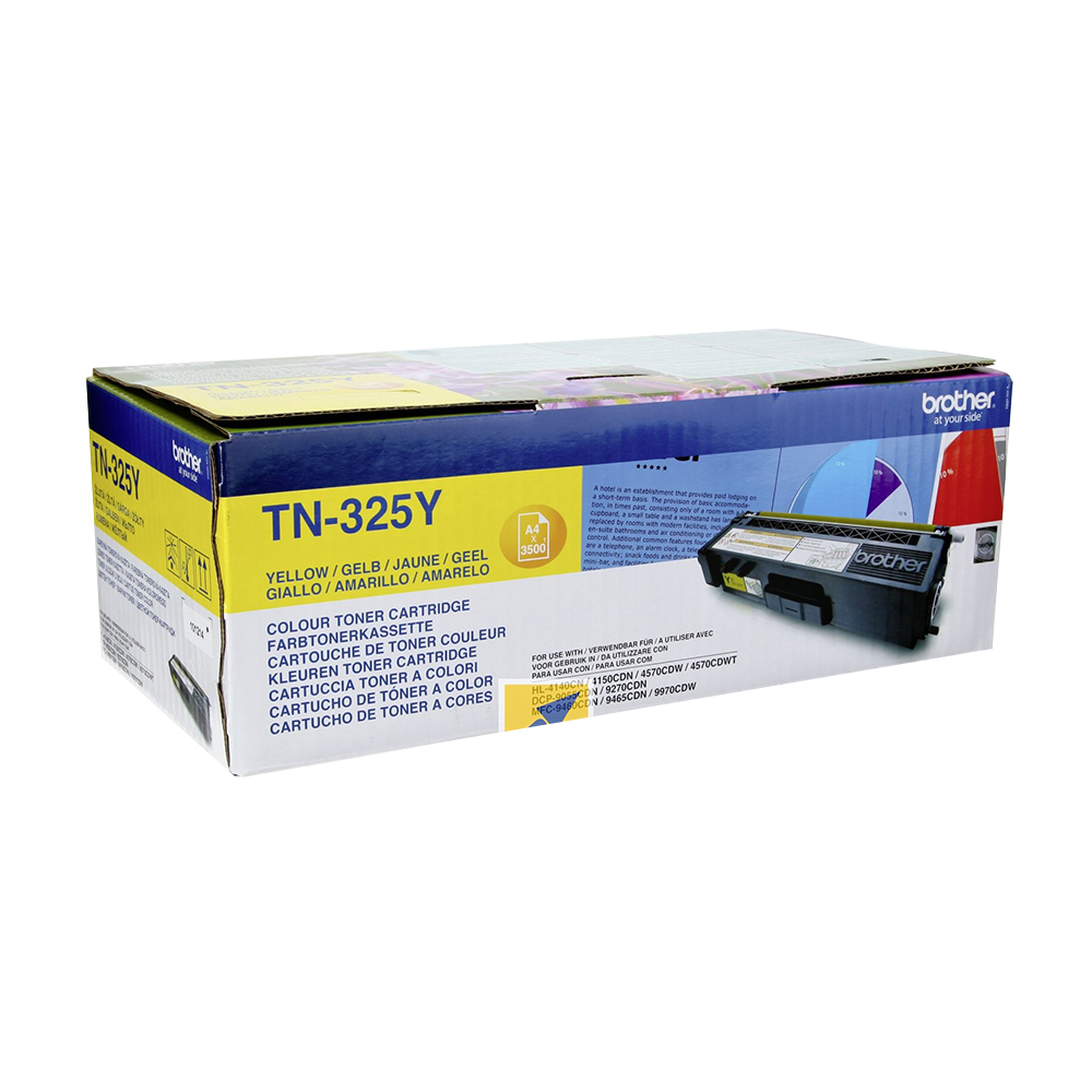 Brother Toner TN-325, HL-4140/4570, 3500 pages/5%, Yellow