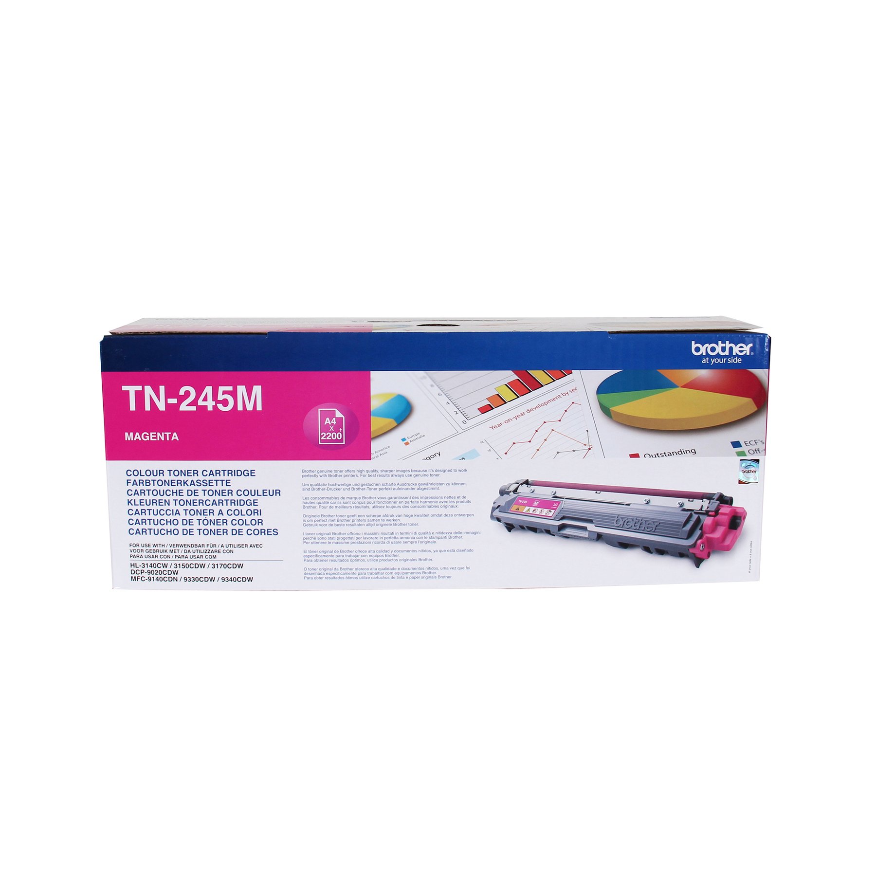 Brother Toner TN-245, 2200 pages/5%, Magenta