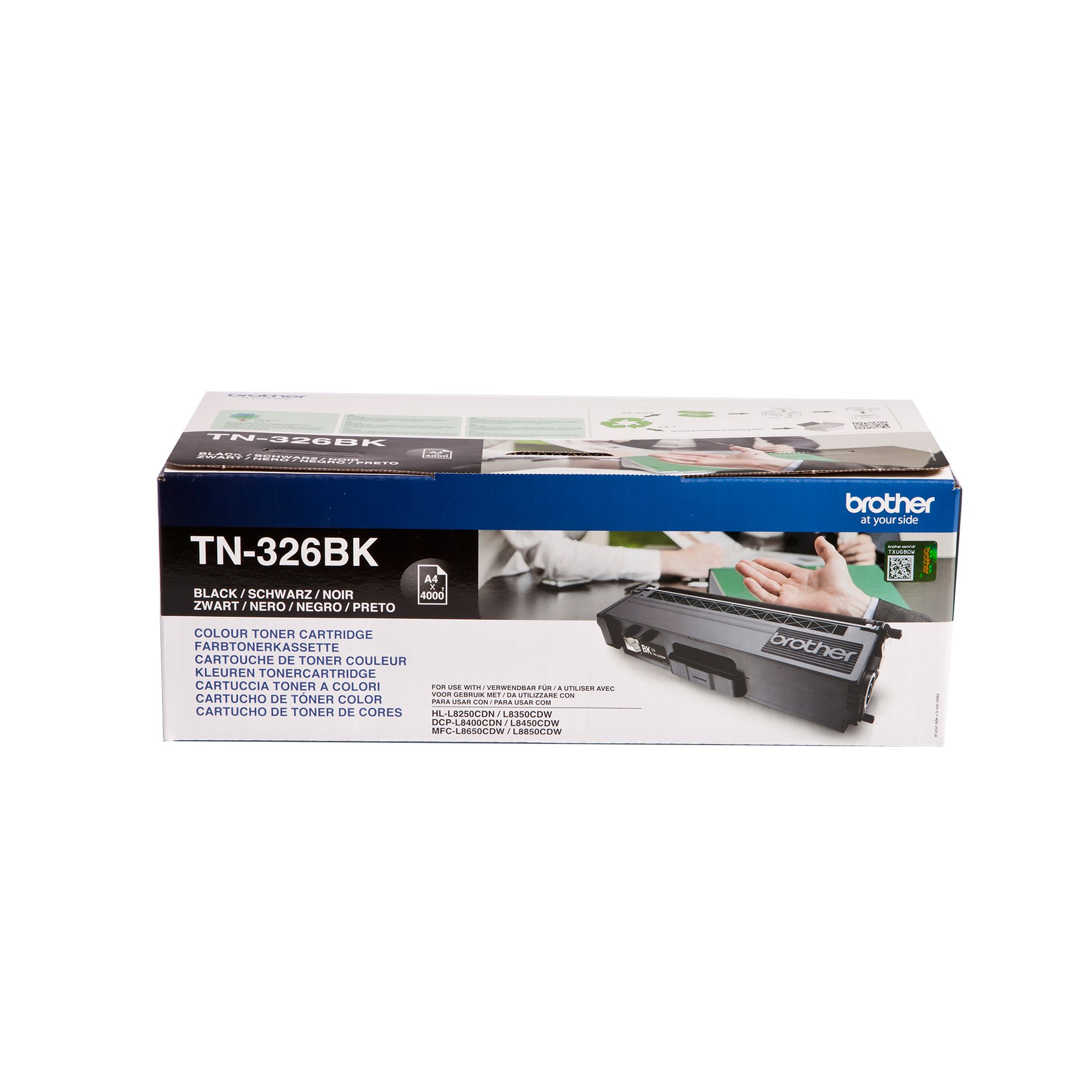 Brother Toner TN-326BK, 4000 pages, Black
