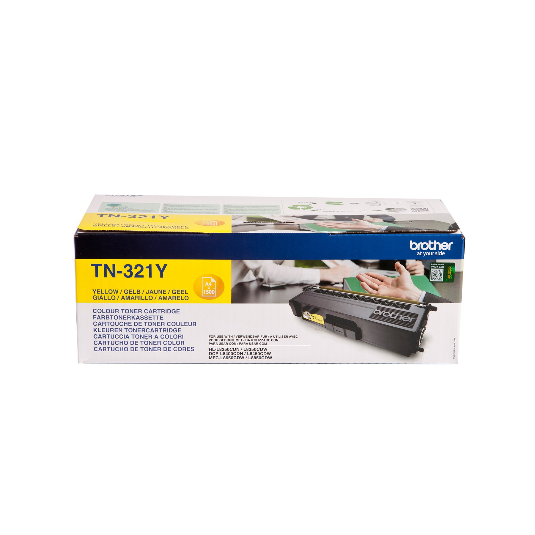 Brother Toner TN-321Y, 1500 pages, Yellow
