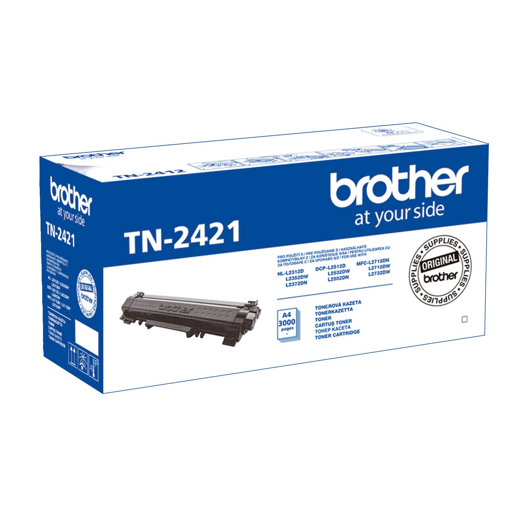 Brother Toner TN-2421, 3000 pages/5%, Black