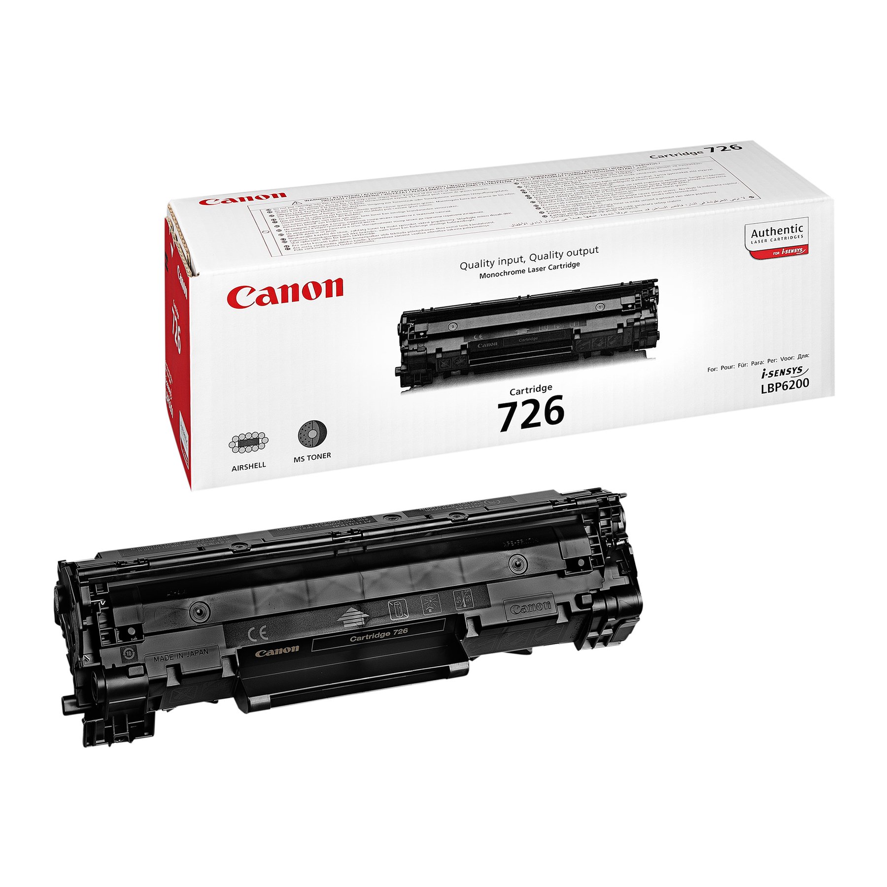 Canon Toner CRG-726 LBP6200, 2100 pages/5%