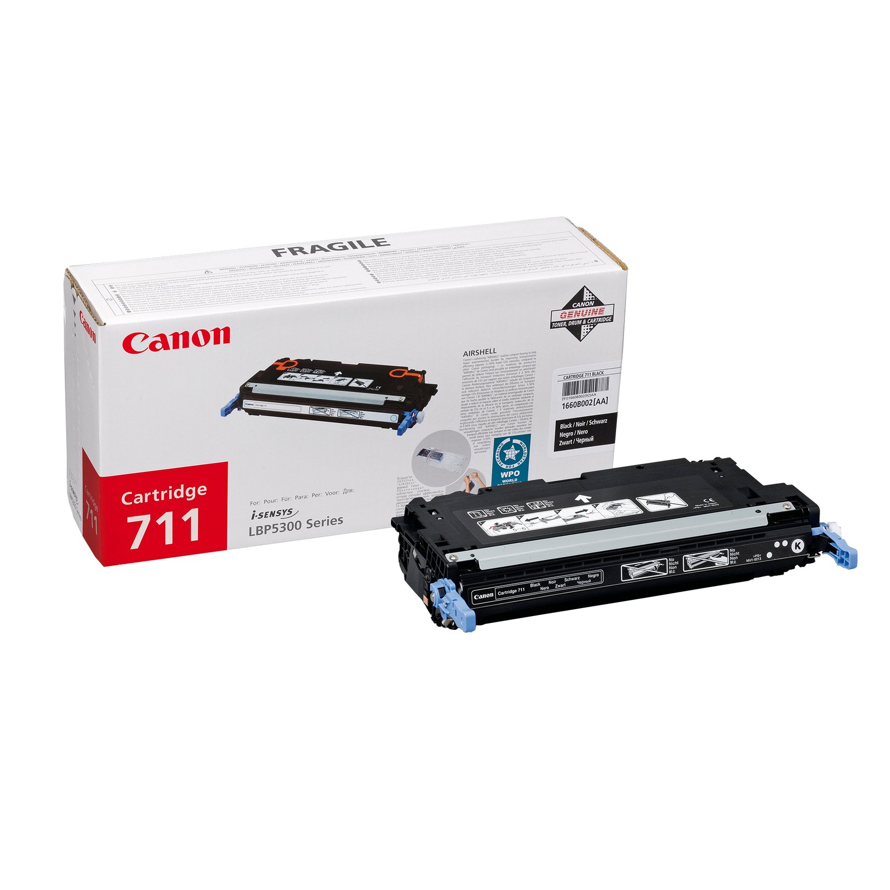 Canon Toner CRG-711, LBP5300, 6 000 pages/5%, Black