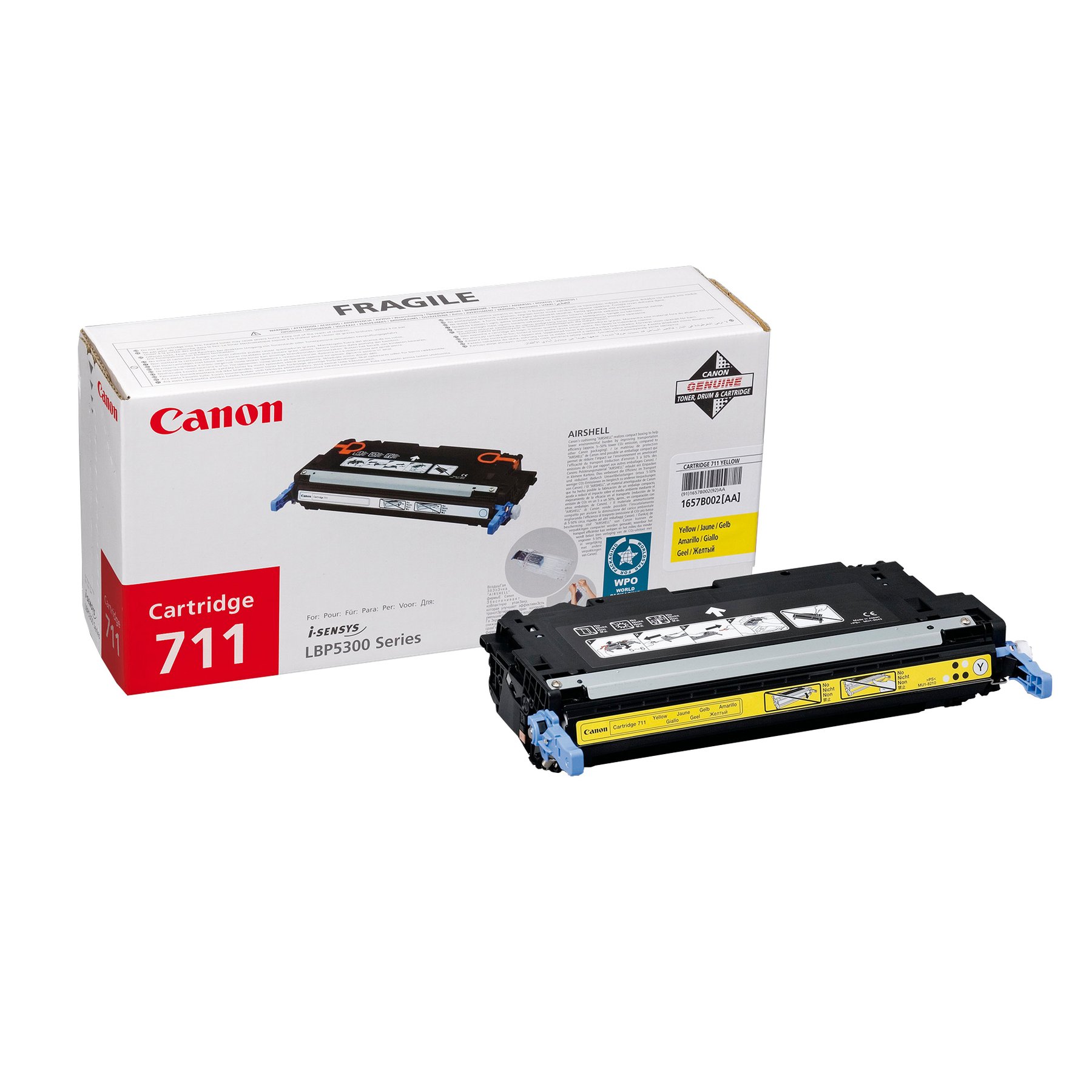 Canon Toner CRG-711, LBP5300, 6000 pages/5%, Yellow