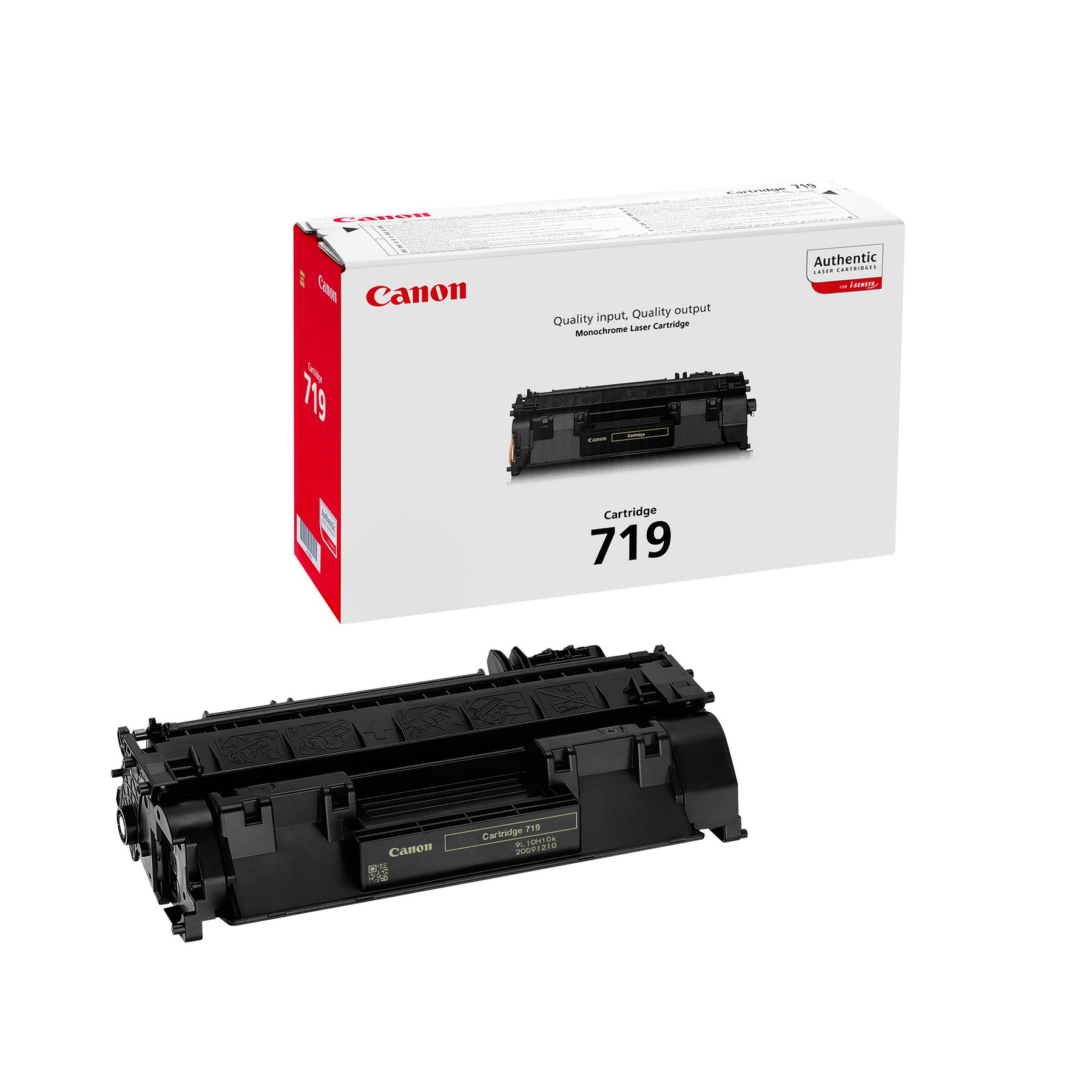Canon Toner LBP CRG719, LBP6300/6650, 2 100 pages/5%, Black