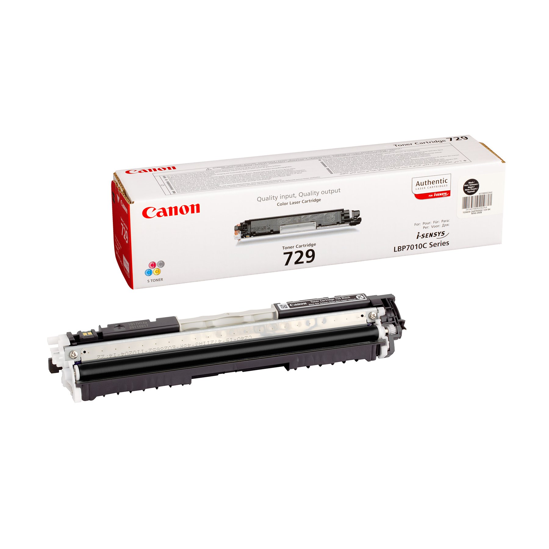 Canon Toner CRG-729, 1200 pages/5%, Black