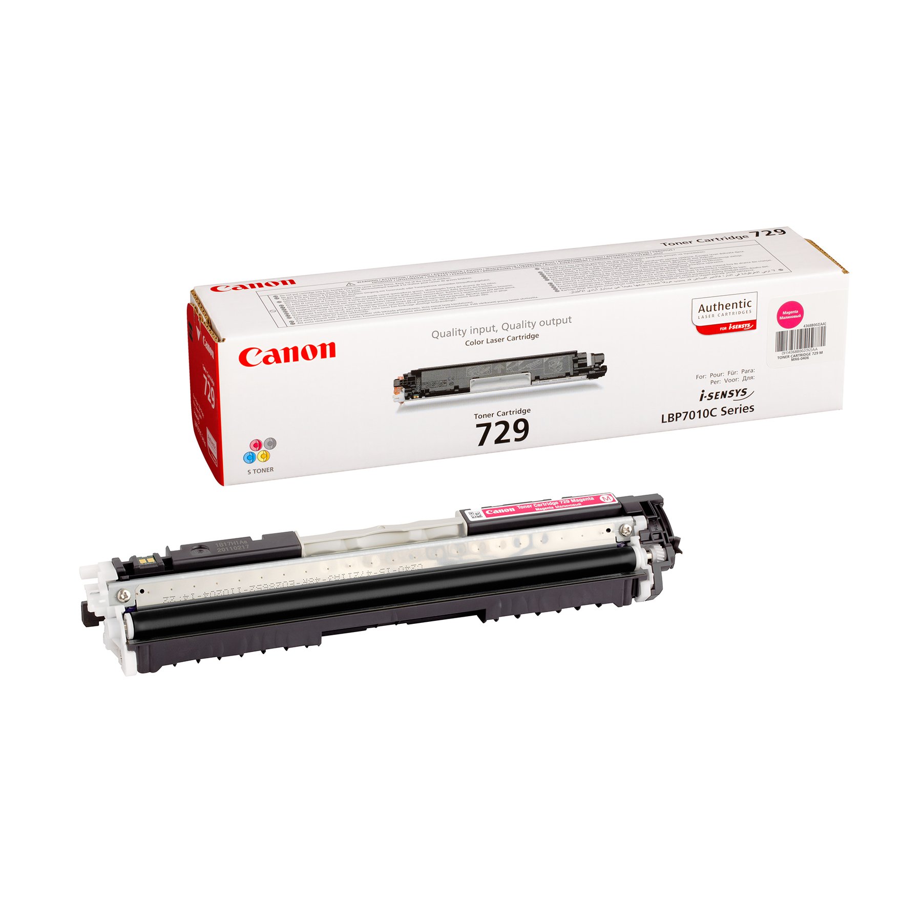 Canon Toner CRG-729, 1000 pages/5%, Magenta