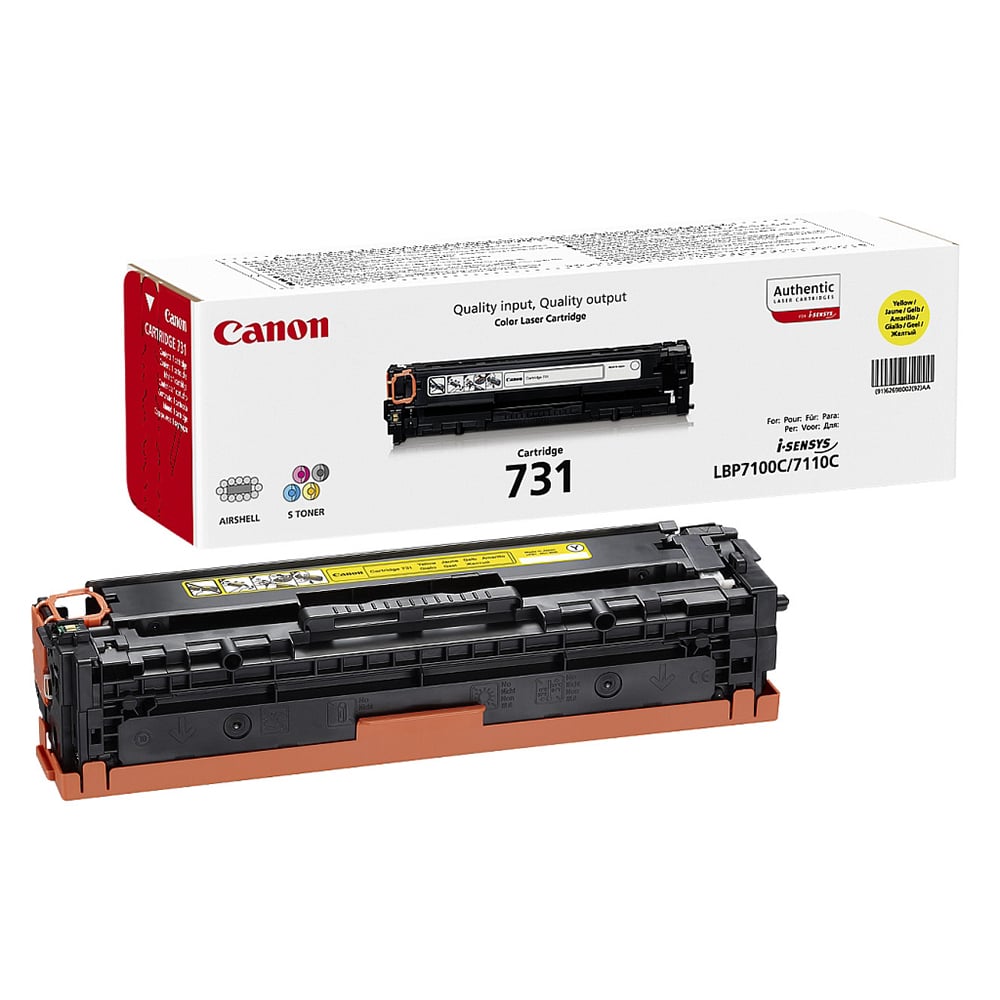 Canon Toner CRG-731, 1500 pages/5%, Yellow