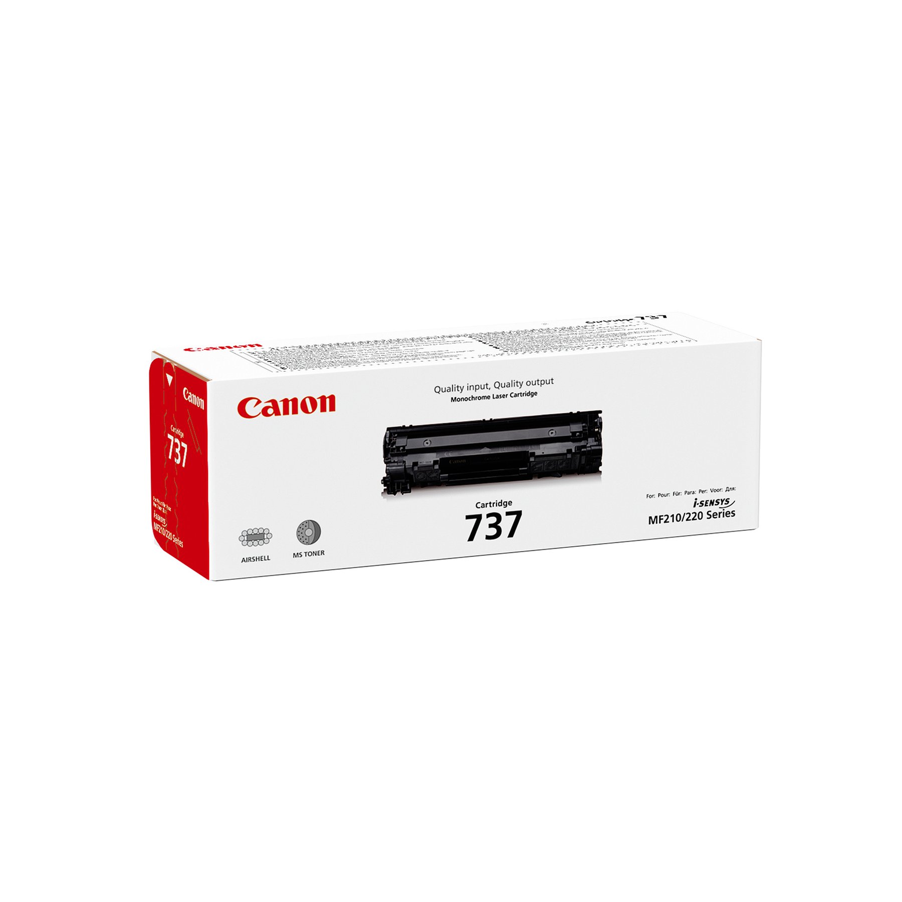Canon Toner CRG-737, MF211/216/219, 2400 pages/5%, Black