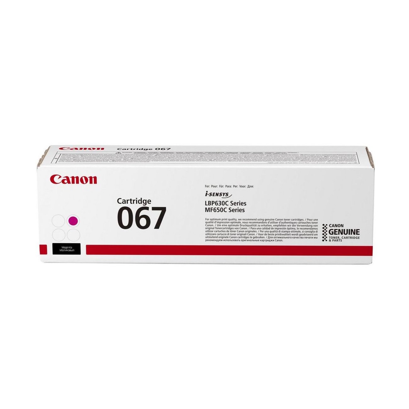 Canon Toner CRG-067, MF65x/LBP63x, 1250 pages/5%, Magenta