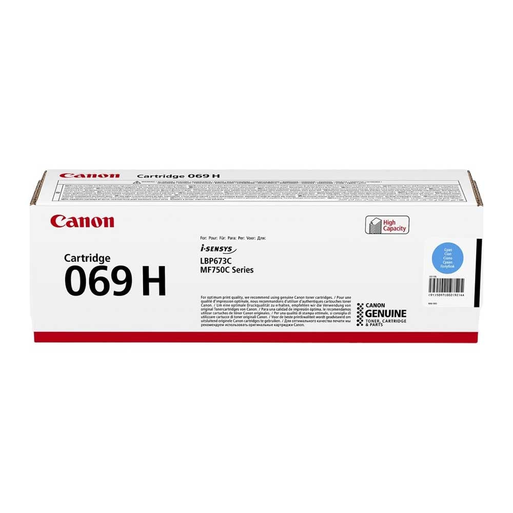 Canon Toner CRG-069H MF75x/LBP673, 5500 pages/5%, Cyan