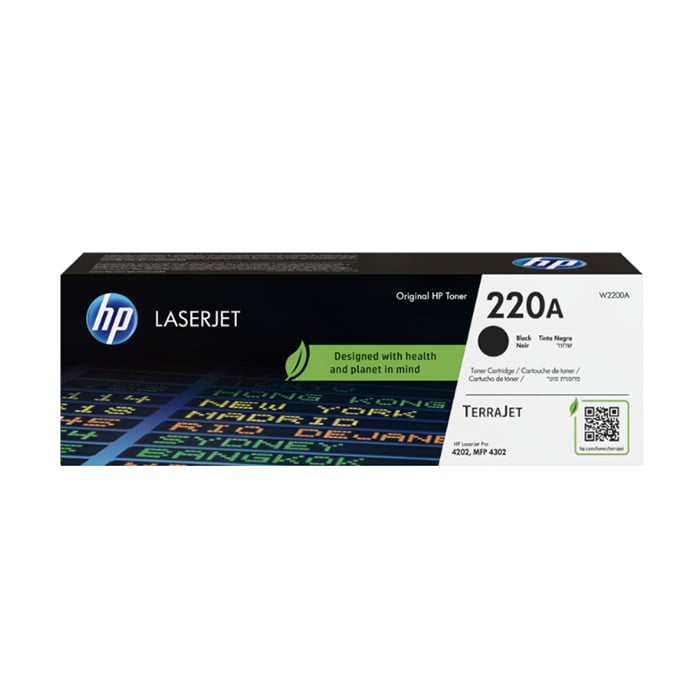 HP Toner 220A, W2200A, LJ Pro 4202/4302, 2000 pages/5%, Black