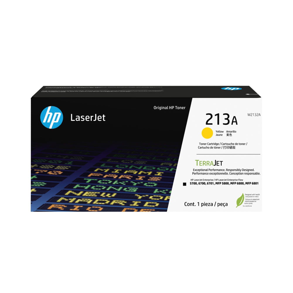 HP W2132A original toner cartridge, LaserJet 5800/6800, 3000 pages/5%, Yellow