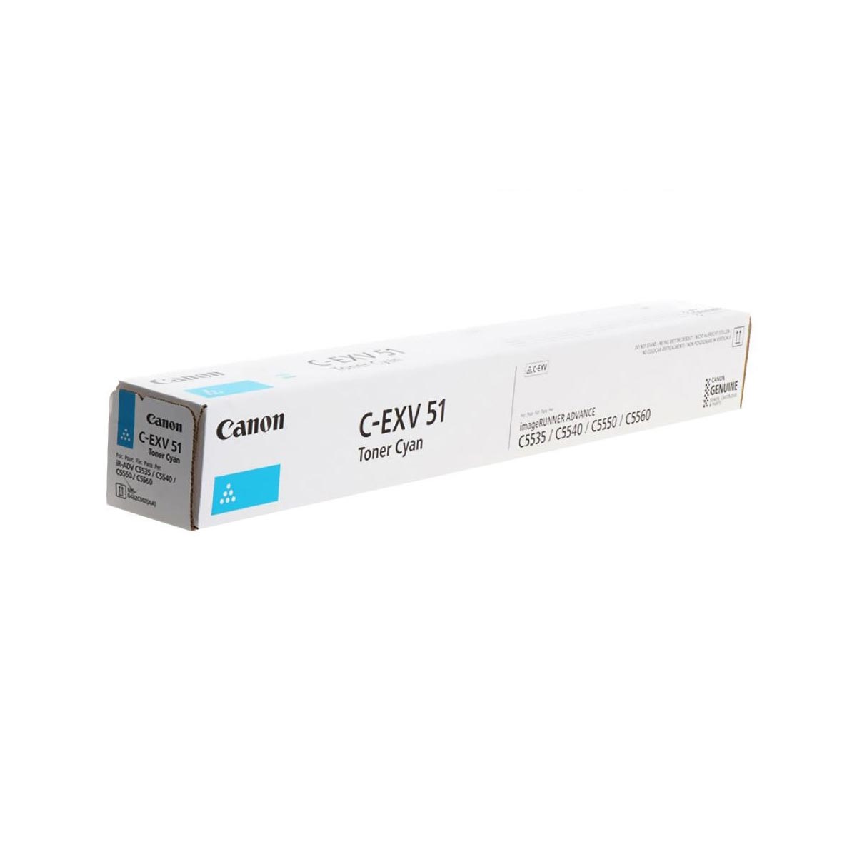 Original Toner Cartridge Canon C-EXV 51 IR, ADV55xx, 60000 pages/5%, Cyan