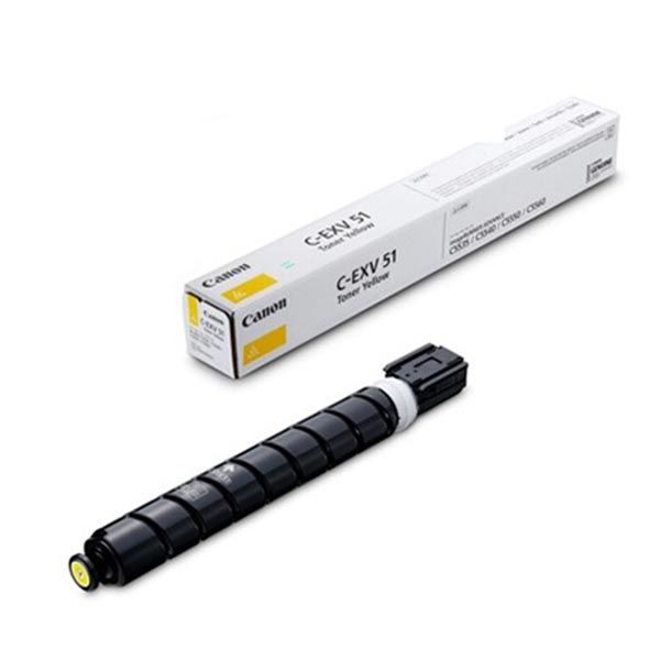 Original Toner Cartridge Canon C-EXV 51 IR, ADV55xx, 60000 pages/5%, Yellow