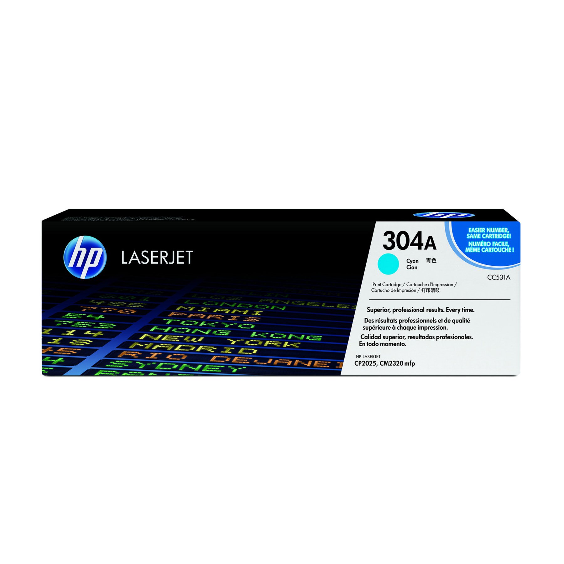 HP Toner CC531A, 2800 pages/5%, Cyan
