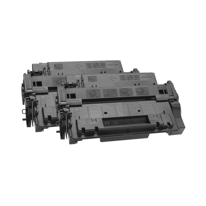 HP Toner CE255XD, LJ 3000, 12,500 pages/5%, Black, 2 pcs