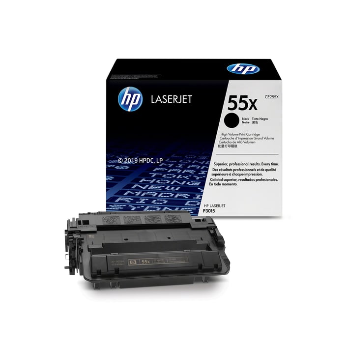 HP Toner CE255X, LJ3015, 12500 pages/5%, Black
